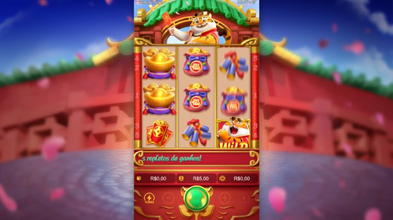 Jogando o jogo Fortune Tiger.